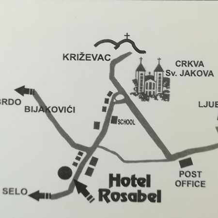 Hotel Rosabel Međugorje Exterior foto